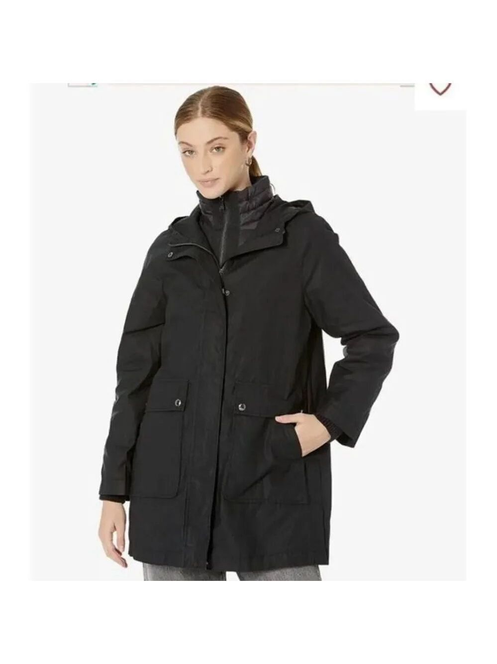 SAM EDELMAN 2 in 1 Rain Puffer Jacket